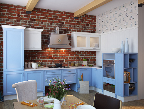 Кухня МДФ крашеный