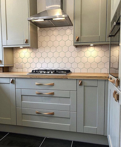 Кухня массив ясеня 