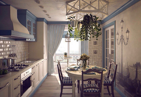 Кухня массив ясеня